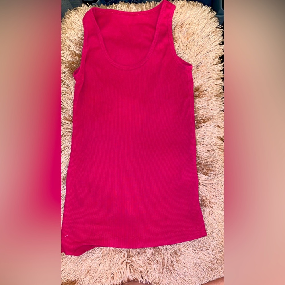 Cute pink tank top
